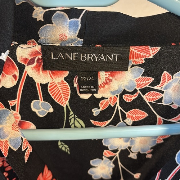 Lane Bryant Long Sleeve Floral Blouse - Picture 2 of 7